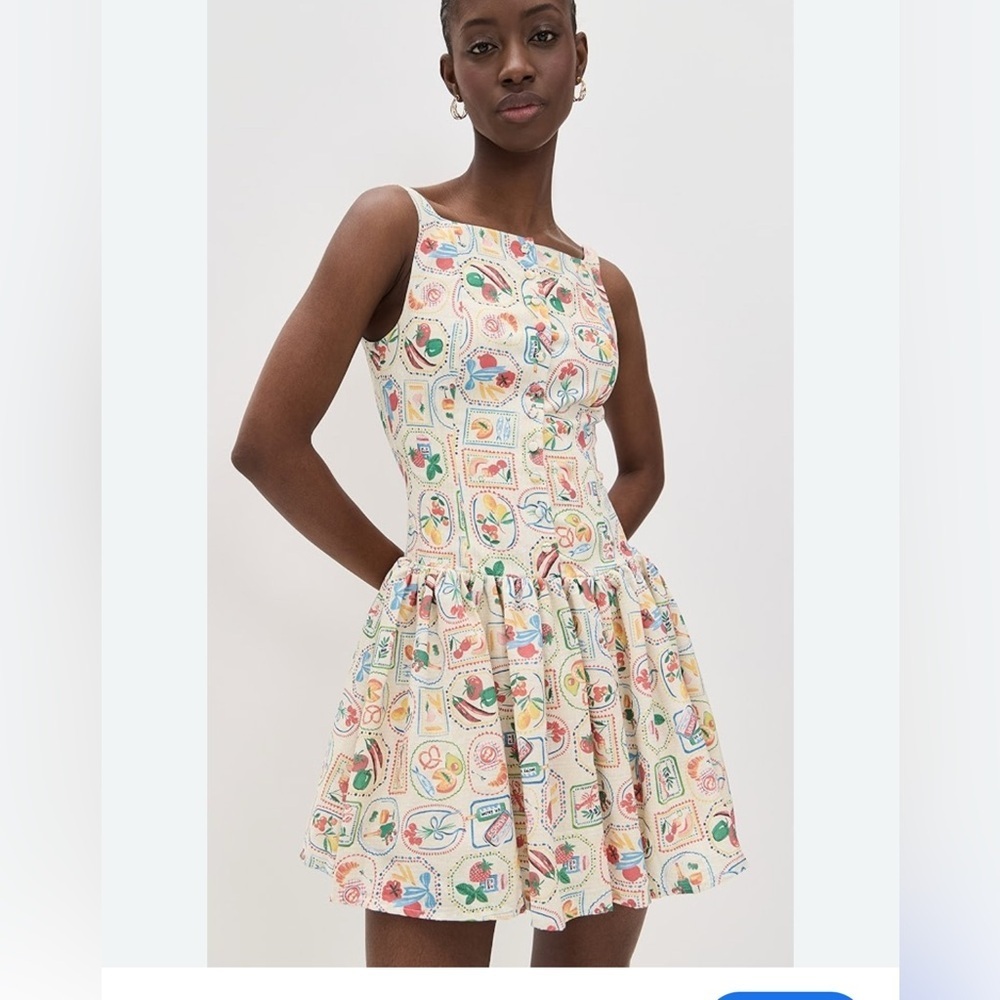 En Saison Colorful Patterned Sleeveless Dress
